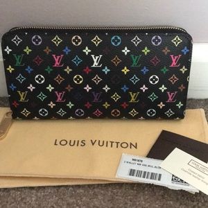 Louis Vuitton Multicolor Zippy Nior with Grenade